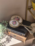 Vintage Floral Vanity Brush & Mirror Set – Regent/Regal of London