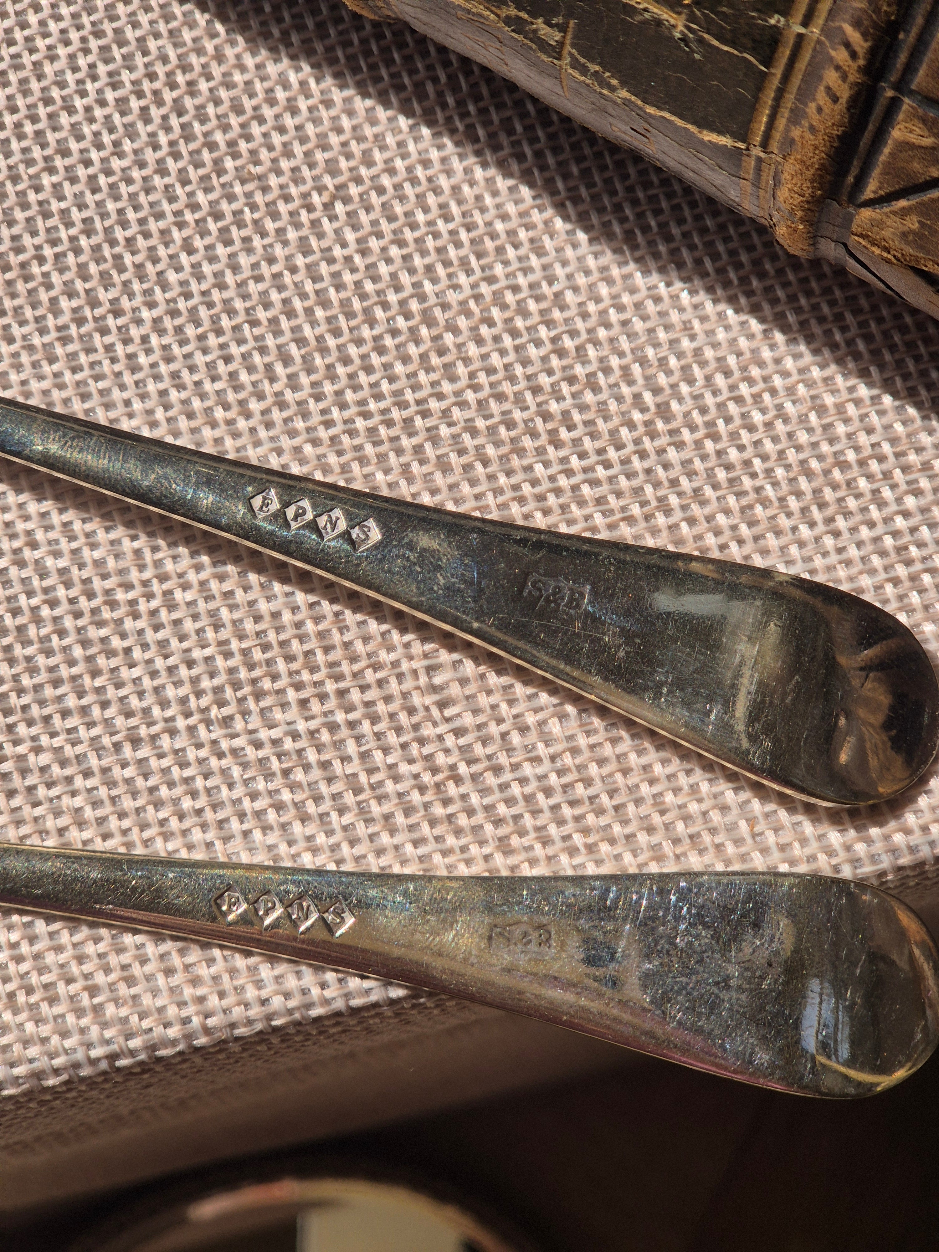 Vintage EPNS Serving Spoon Set | Silver Plate Salad & Sugar Spoons