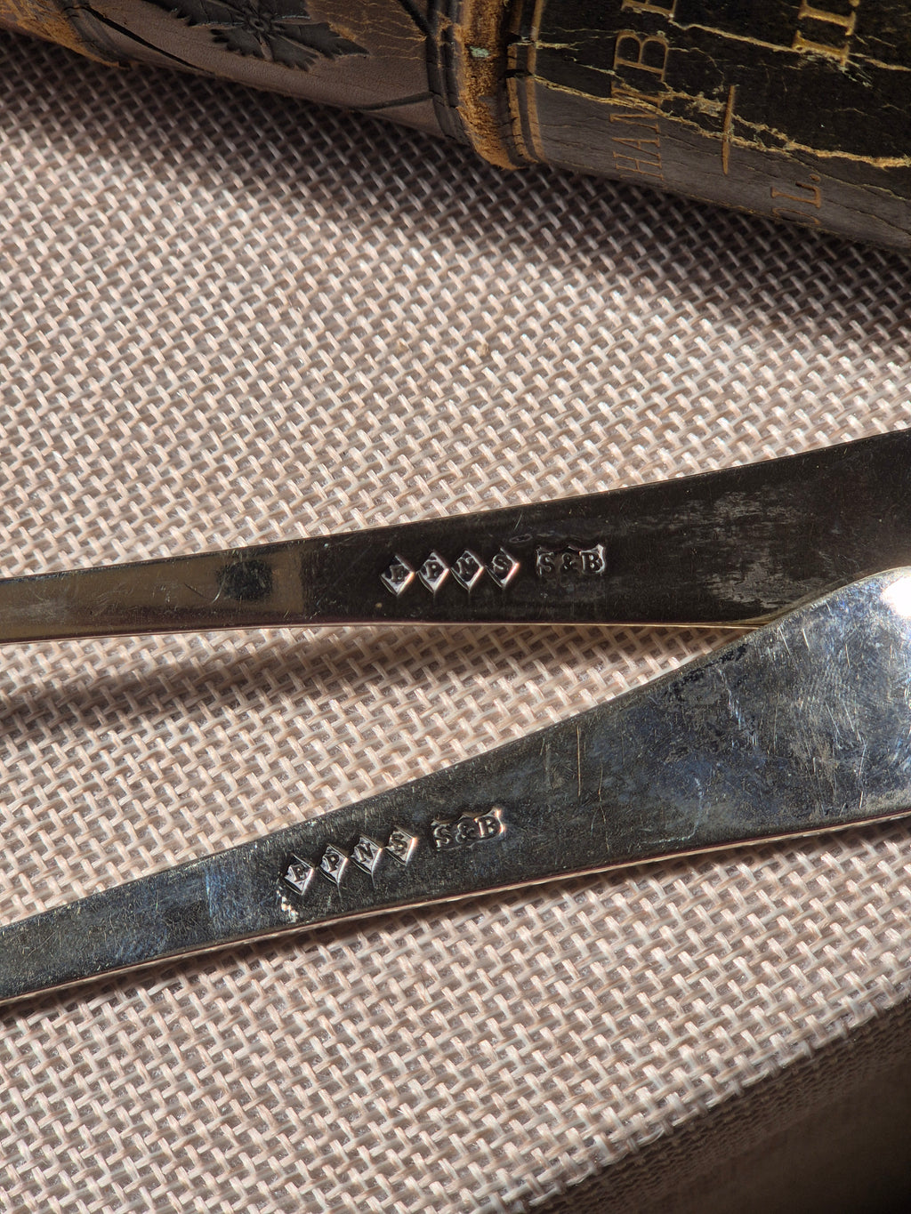 Vintage EPNS Silver Plate Salad Serving Spoon Set | Shell Detail Serving Cutlery